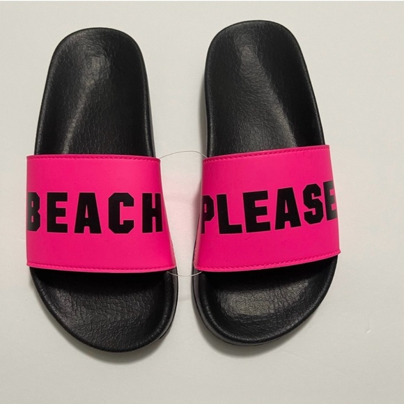 Victoria's Secret Pink Cross Slides. Size 5-6 Small. NWT - Picture 3 of 13